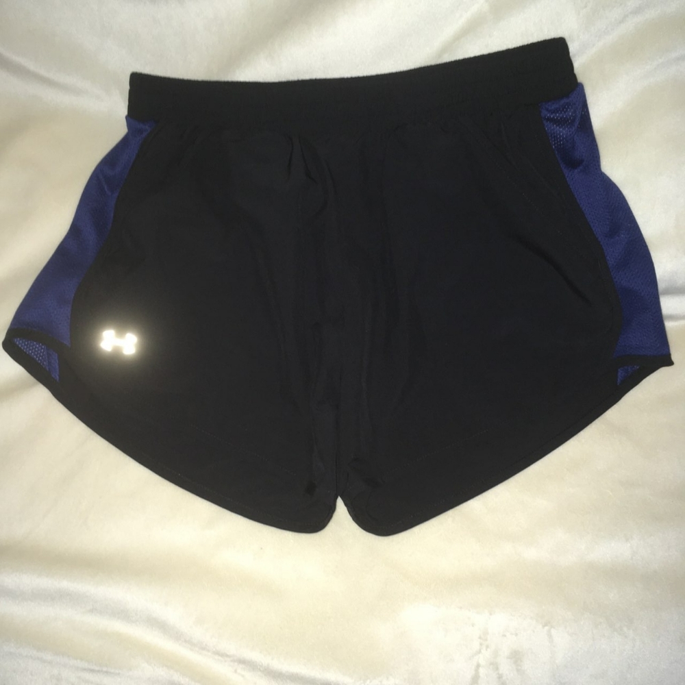 Under Armour Blue & Black Running Shorts